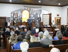 Former Alabama Attorney General Bill Baxley speaks at Scottsboro Boys Museum